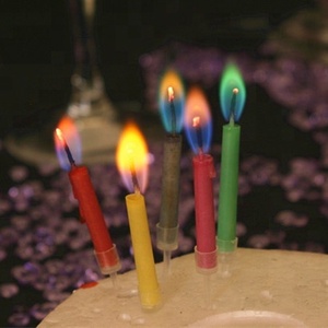 Velas de Cumpleaños de Colores Mágicos para Fiestas, Velas de Cera de Parafina Hechas a Mano de la Marca <span class=keywords><strong>Tabo</strong></span> - Product Image 1