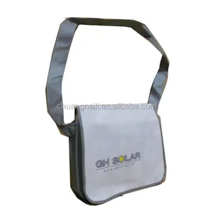 Non woven shoulder trade show bag with adjustable strap