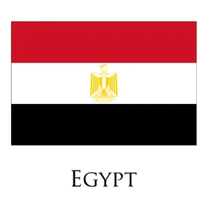 Disesuaikan 90*150Cm untuk Menggantung Di Luar Bendera Negara Mesir Bendera Nasional Grosir Kustom Dunia Bendera Negara Nasional
