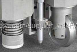 Oscillant couteau cutter machine roue machine de coupe pour le cuir papar tissu en fiber de carbone