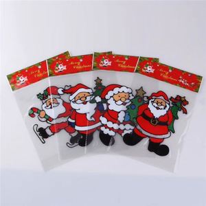 Santa Claus Mới Nhất Dán Tường Năm Mới Giáng Sinh Đề Can Tường Diy Cửa Sổ Không Thấm Nước Dán Có Thể Tháo Rời - Product Image 1