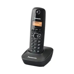 DECT telephone with phonebook for 50 names and numbers Panasonic KX-TG1611 FXB Black color