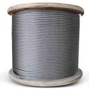 핫 세일 6*7 철사 밧줄 PVC 입히는 강철 케이블 직류 전기를 통한 철강선 밧줄 - Product Image 1