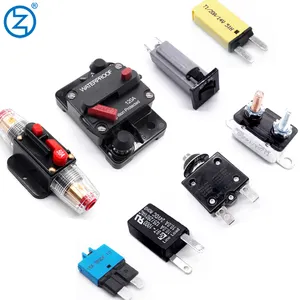 Mini Elektrische 12V 24V 48V dc Automotive Reset Auto Circuit Breaker