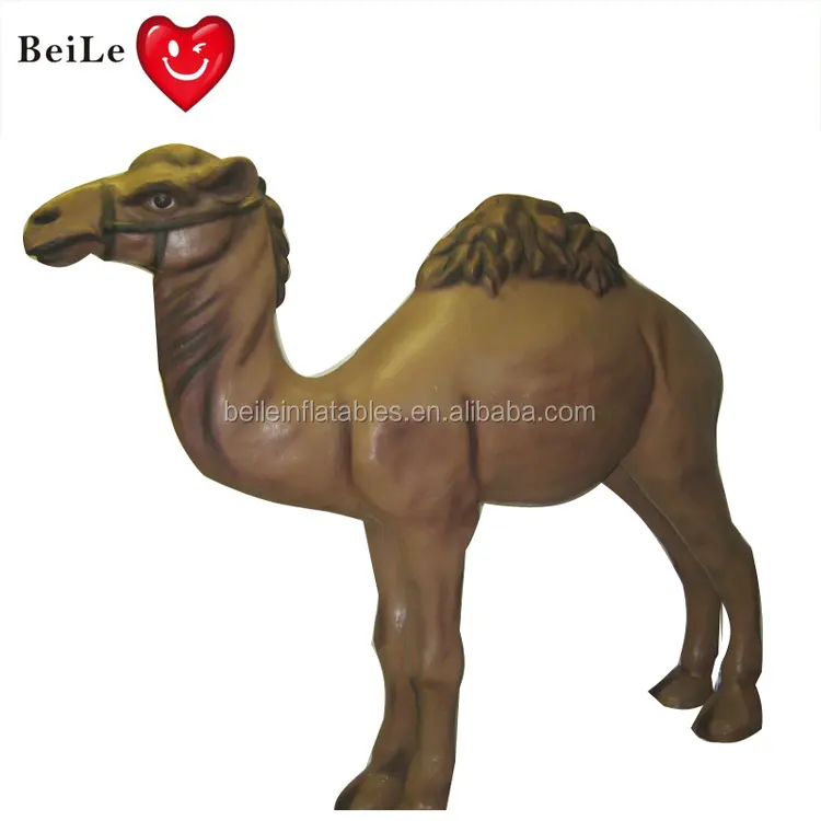 Camel inflable de dibujos animados, animal gigante, en venta
