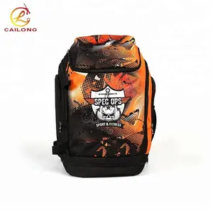 OEM printed 36L large capacity polyester durable men outdoor hiking travel backpack bag