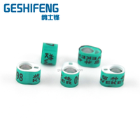 Bague de pigeon 2024, oblongue, Chine, ISO7815, étiquette de suivi RFID LF avec puces pour poulet et pigeon