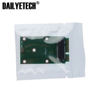 Mini PCI-E 2 Lane M.2 NGFF 30mm 42mm SSD ke Adaptor MSATA 52pin Kartu Tambahan PCBA Dari DAILYETECH