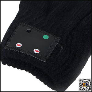 Moda My llamada pantalla táctil de teléfono inteligente tejió guantes negros, de punto guantes de bluetooth - Product Image 3