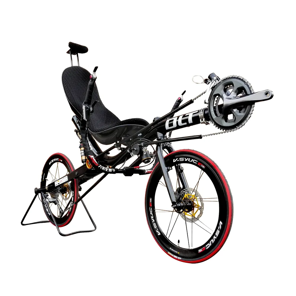 TrikExplor Sport All'aria Aperta 26 Pollici Recumbent bici Da Corsa 2 Ruote Recumbent Bicicletta