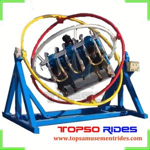 TOPSO 3D anillos Popular juguetes y juegos giroscopio humano eléctrica atracciones <span class=keywords><strong>de</strong></span> feria para la venta - Product Image 2