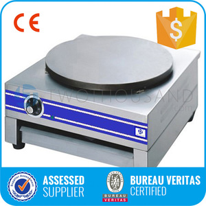 Alta calidad 1 o 2 cabezas eléctrico automático Roti Maker y Crepe que hace <span class=keywords><strong>la</strong></span> máquina - Product Image 2