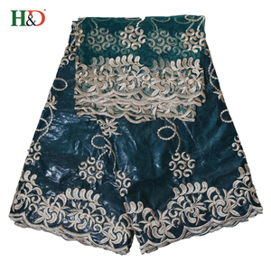 H & D Top Africain Dentelle Coton Broderie Tissu <span class=keywords><strong>Bazin</strong></span> <span class=keywords><strong>Getzner</strong></span> Avec Bon Prix - Product Image 5