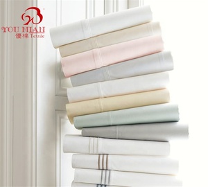 Hotel Großhandel König Größe 100% Bambus Bettwäsche Bettlaken Set - Product Image 5