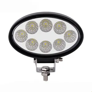 批发拖拉机越野椭圆形 12 v 6英寸 24 w led 大灯户外灯