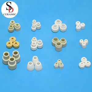 Manufacturer High Temperature Resistant Insulating Alumina Steatite Ceramic Dome Head Interlocking Beads For Electric Heating