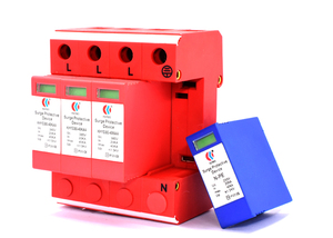 โรงงาน AC 380V40KA 3 + <span class=keywords><strong>NPE</strong></span> สามเฟส Lightning Surge Protector - Product Image 4