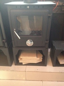 Botou fabricación CE aprobación de hierro fundido estufa de madera con horno - Product Image 1