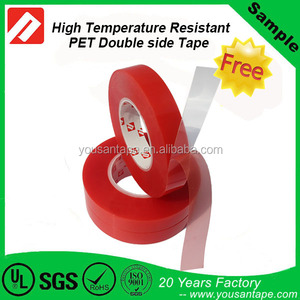 Transparente PET Cinta de Doble cara con <span class=keywords><strong>Rojo</strong></span> Película de protección De la Cubierta LCD de Pantalla Táctil del teléfono Móvil - Product Image 5