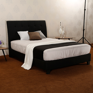 Hotel mobili camera da <span class=keywords><strong>letto</strong></span> di legno doppio telaio <span class=keywords><strong>del</strong></span> <span class=keywords><strong>letto</strong></span> con tessuto testiera - Product Image 2