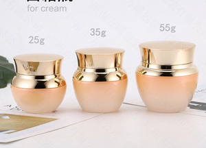 Hot Sale Luxury <strong>Plastic</strong> Imitation Wood-grain Cap Glass Cosmetic <strong>Bottle</strong> and Jar - Product Image 6