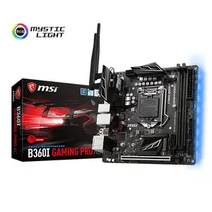 MSI Intel B360I GAMING PRO AC 32GB DDR4 LGA1151 Mini ITX Desktop Computer Game Motherboard