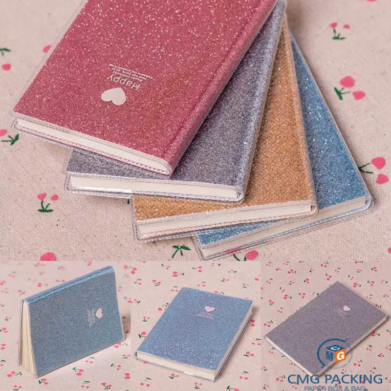 wholesale PVC Notebook Paper Diary School Shiny Cool Notebook Paper Agenda Schedule Planner Sketchbook Gift for Girl