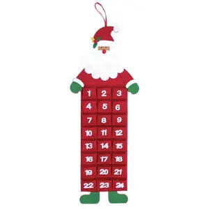 <span class=keywords><strong>2022</strong></span> Père Noël Renne Bonhomme de Neige Feutre <span class=keywords><strong>Calendrier</strong></span> de l'<span class=keywords><strong>Avent</strong></span> de Noël Décorations de Fête pour la Saison des Vacances - Product Image 2