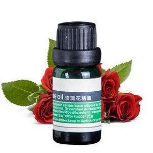 100% Huile de rose naturelle pure Huile essentielle de rose de qualité thérapeutique non diluée