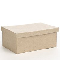 Cajas de papel kraft con tapas, color marrón, ecológico