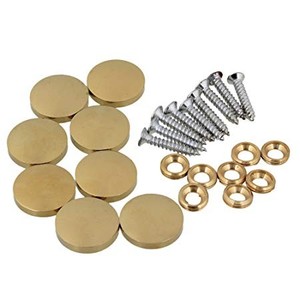 Solid <strong>Flat</strong> Head Brass Mirror Screw Heavy Duty Wall <strong>Fixing</strong> in Gold Black Silver Bronze Colors Metric <strong>System</strong> - Product Image 4