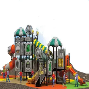Fantasia conjunto de jogos ao ar livre, área de recreação para crianças