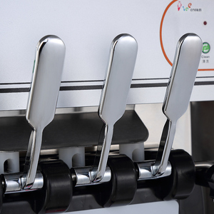 Macchina per Gelato Commerciale Autopulente a Pavimento in Acciaio Inox, 3 Gusti, Multifunzionale per Ristoranti, <span class=keywords><strong>Bar</strong></span> e Snack - Product Image 2