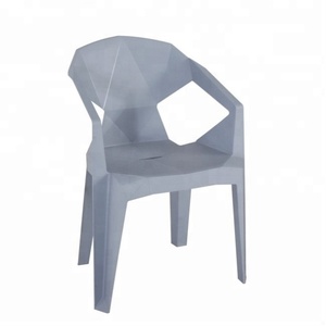 Nuevo diseño de plástico apilables silla de jardín moldeo todo PP Hotel al aire libre sillón - Product Image 1