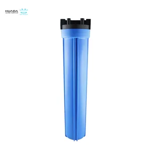 20-Inch PP Plastic Cartridge Water Filter Housing Activated Carbon Media for Manual Water Filtration in Household