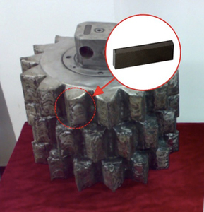 <span class=keywords><strong>Tic</strong></span> 삽입 막대 분쇄기 티타늄 카바이드 밀링 삽입 해머 인도 - Product Image 4