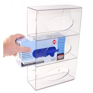 JAYI Different Size Clear Glove Box Holder、Hospital Glove Dispensers Boxes、Acrylic Glove Dispenser