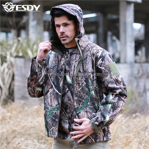 ESDY-Sudadera con capucha para exteriores, uniforme deportivo de <span class=keywords><strong>senderismo</strong></span>, de piel de tiburón, impermeable, chaqueta táctica de concha suave, <span class=keywords><strong>ropa</strong></span> de caza - Product Image 2