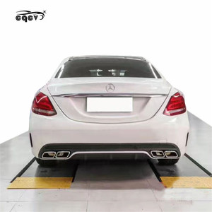 Kit de carrocería para Mercedes Benz clase <span class=keywords><strong>c</strong></span> w205, parachoques delantero y trasero, faldón lateral, material pp am & <span class=keywords><strong>g</strong></span> c63 - Product Image 6