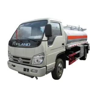 Foton forland 2000 litres 3000 litres diesel fuel transfer oil tank truck dimension 3ton new fuel tanker trucks for sale