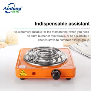 Andong New Model Single Burner Electric Coil Hot Plate Stove For Cooking Hot Pot