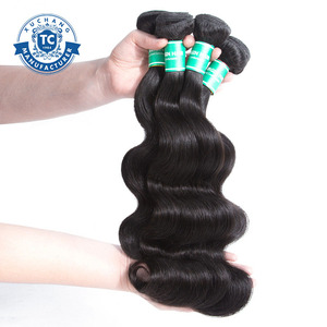 Queentrio — tissage sans colle ni <span class=keywords><strong>fil</strong></span> ni Clips, trame faite Machine, <span class=keywords><strong>cheveux</strong></span> vierges, tissage en lot - Product Image 3