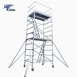 Torre de andamios de aleación de aluminio completa para construcción de edificios en venta - Product Image 1