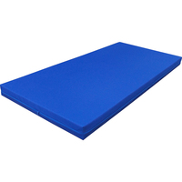 Matelas de prison ignifuge en mousse compressée sur mesure pour lit simple, avec fermeture éclair, vente en gros usine