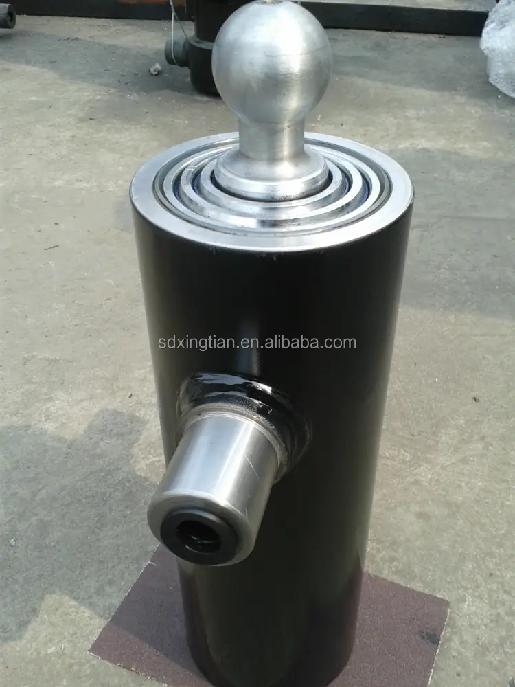 Under Trailer Or Truck Body Multi Stages Telescopic Hydraulic Cylinder