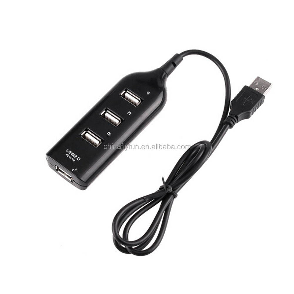 Высокоскоростной мини-концентратор USB 2,0 концентратор 4 порта для ноутбука ПК телефона