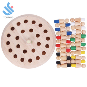 YF-L0214 di legno giochi di <span class=keywords><strong>scacchi</strong></span> giocattoli educativi colorato rompicapo bambino memoria di legno di <span class=keywords><strong>scacchi</strong></span> - Product Image 5