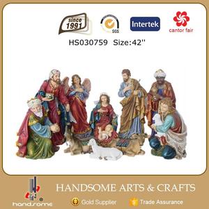 Escultura Religiosa Personalizada <span class=keywords><strong>de</strong></span> <span class=keywords><strong>Nacimiento</strong></span> <span class=keywords><strong>de</strong></span> Jesús para Exteriores, Decoración Navideña para el Hogar, Resina, Xiamen, Pintura <span class=keywords><strong>de</strong></span> Modelos en 10 Días Hábiles - Product Image 2