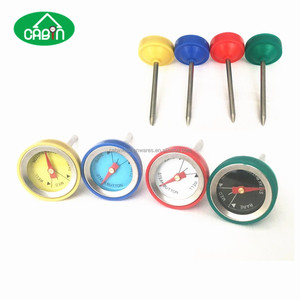 Mini Bít Tết Nhiệt Kế Quay Số Vòng Ngoài Trời BBQ Lưỡng Kim Thực Phẩm Probe Thịt Nhiệt Kế - Product Image 6