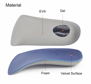 3/4 length <span class=keywords><strong>Plantar</strong></span> fasciitis in vivomed devices orthotic arch support shoe insoles inserts - Product Image 5